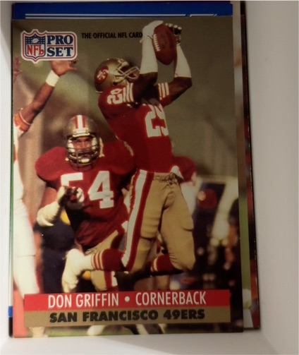1991 Pro Set #650 Don Griffin — front