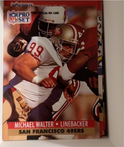 1991 Pro Set #656 Mike Walter — front
