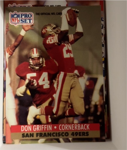 1991 Pro Set #350 Don Griffin — front