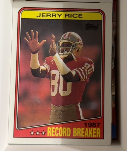 1988 Topps #6 Jerry Rice — front