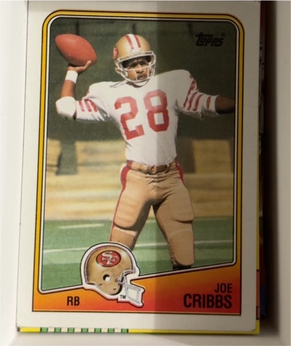 1988 Topps #42 Joe Cribbs — front