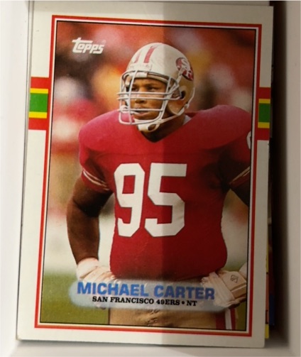 1989 Topps #10 Michael Carter — front
