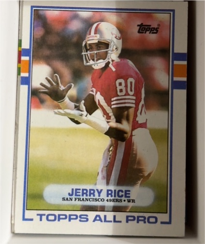 1989 Topps All Pro #7 Jerry Rice — front