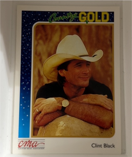 1992 Sterling Country Gold #40 Clint Black — front