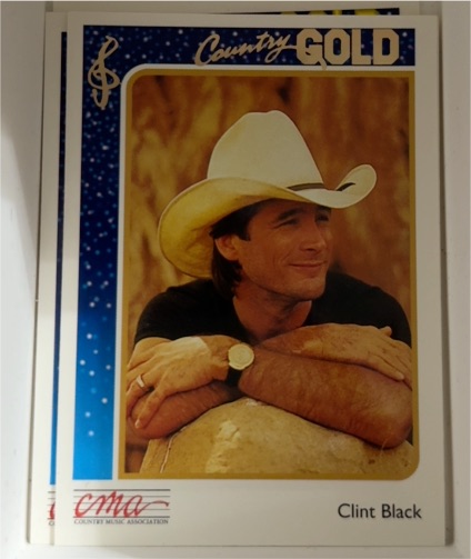 1992 Sterling Country Gold #40 Clint Black — front
