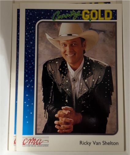 1992 Sterling Country Gold #60 Ricky Van Shelton — front