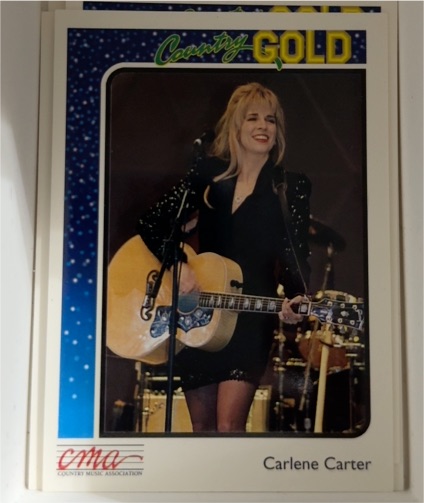 1992 Sterling Country Gold #42 Carlene Carter — front
