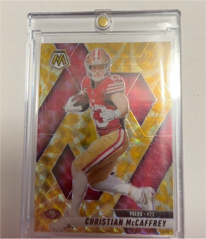 2020 Panini Mosaic #23 Christian McCaffrey — front
