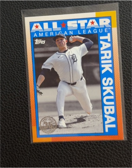 2025 Topps Series 2 1990 Topps Baseball All-Stars #90AS-1 Tarik Skubal — front