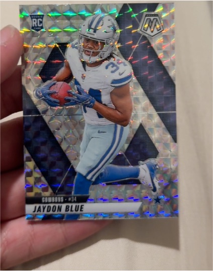 2025 Panini Mosaic #34 Jaydon Blue — front