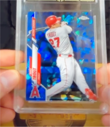 2020 Topps Chrome Update Sapphire Edition #U-259 Mike Trout — front