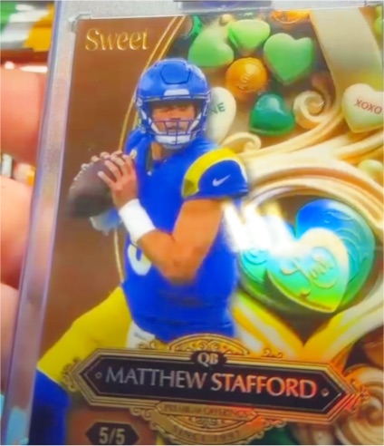 2024 Wild Card Sweet #5 Matthew Stafford — front