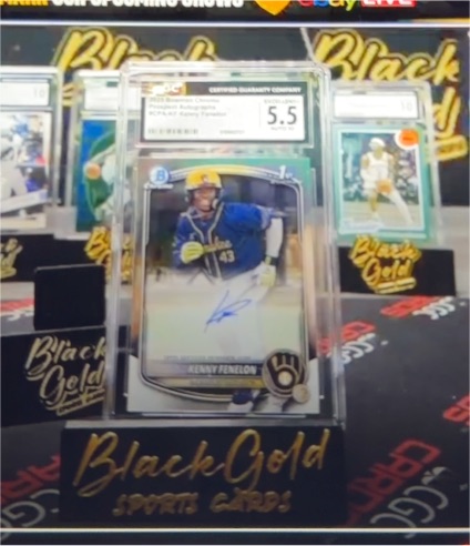 2024 Bowman Chrome #43 Kenny Fenelon — front