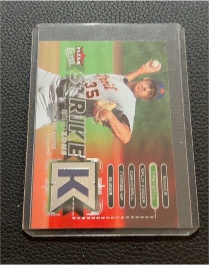 2007 Fleer Ultra Strike Zone #SZ-JV Justin Verlander — front