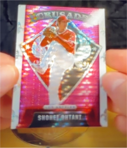 2022 Topps Chrome Shohei Ohtani Crusade Pink Refractor — front