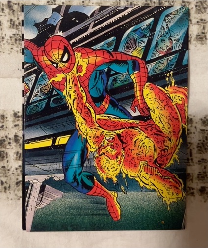 1992 Comic Images Spider-Man II #44 Molten Man — front