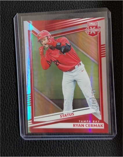 2022 Panini Elite Extra Edition Status Ryan Cermak — front