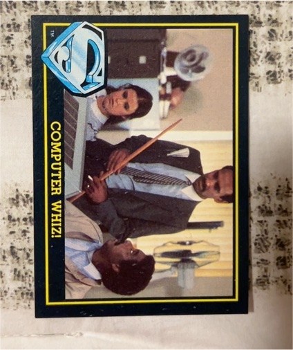 1983 Topps Superman III #10 Computer Whiz! — front