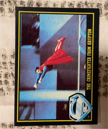 1983 Topps Superman III #5 The Crimefighter From Krypton — front
