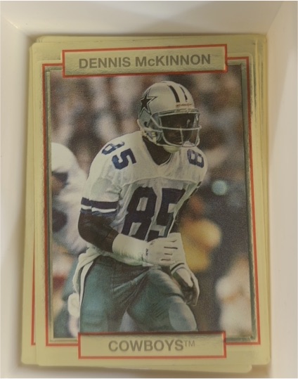 1990 Action Packed Rookie Update #78 Dennis McKinnon — front