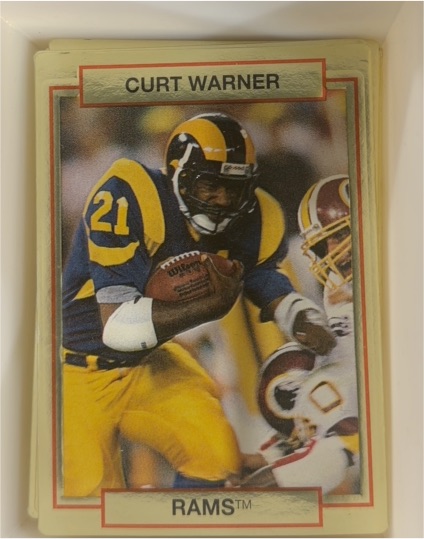 1990 Action Packed #71 Curt Warner — front