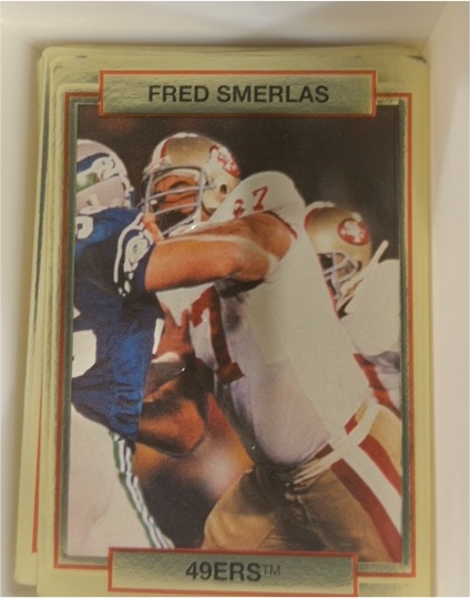 1990 Action Packed #69 Fred Smerlas — front