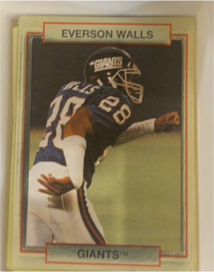 1990 Action Packed #66 Everson Walls — front