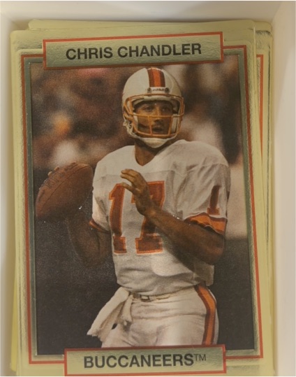 1990 Action Packed Rookie/Update #65 Chris Chandler — front