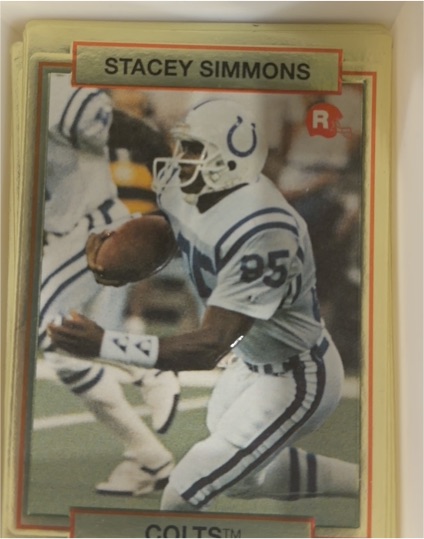 1990 Action Packed Rookie Update #49 Stacey Simmons — front