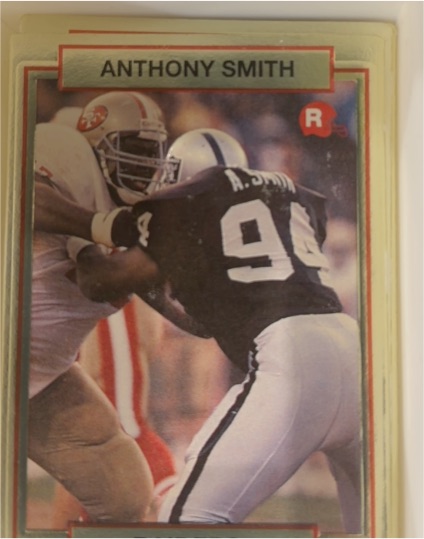 1990 Action Packed Rookie/Update #45 Anthony Smith — front