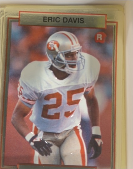 1990 Action Packed Rookie Update #41 Eric Davis — front