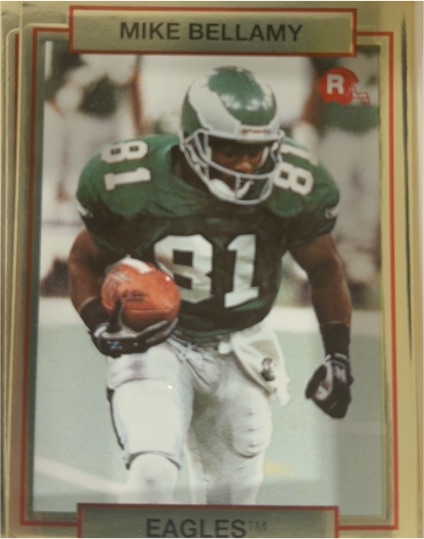 1990 Action Packed Rookie/Update #28 Mike Bellamy — front