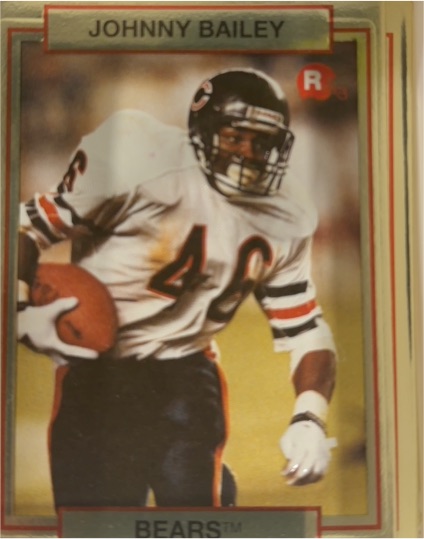1990 Action Packed Rookie Update #27 Johnny Bailey — front