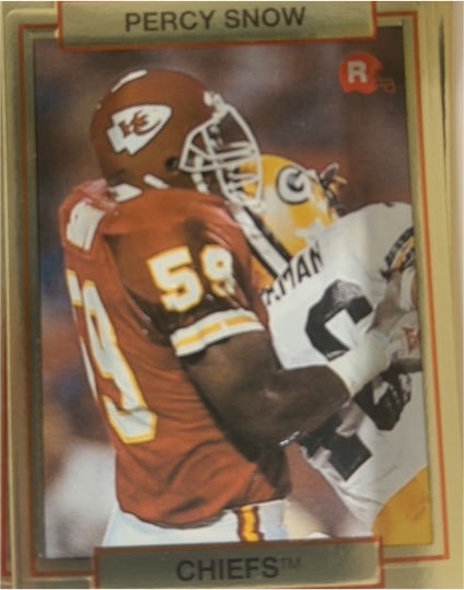 1990 Action Packed Rookie Update #26 Percy Snow — front