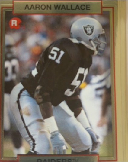 1990 Action Packed Rookie Update #20 Aaron Wallace — front