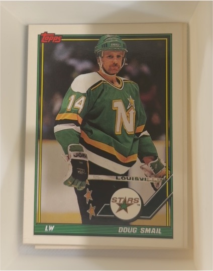 1991-92 Topps #334 Doug Smail — front