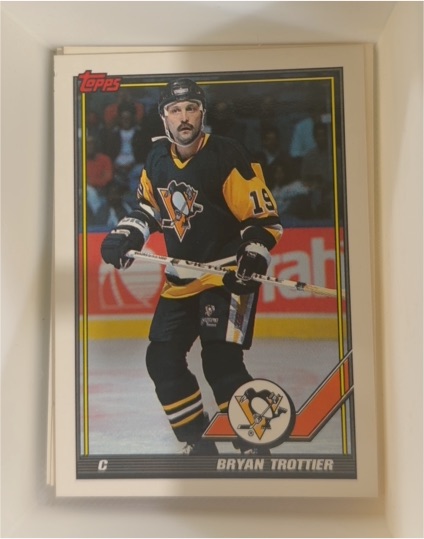 1991-92 Topps #472 Bryan Trottier — front