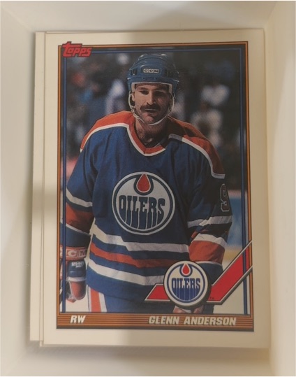 1991-92 Topps #124 Glenn Anderson — front