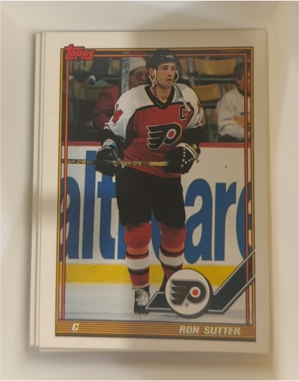 1991-92 O-Pee-Chee #232 Ron Sutter Philadelphia Flyers — front