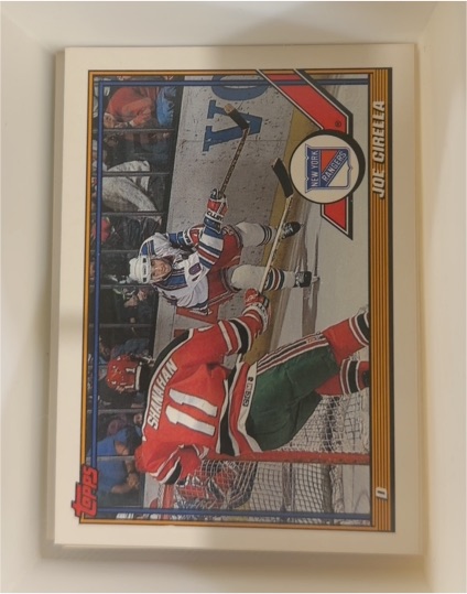 1991-92 Topps #502 Joe Cirella — front