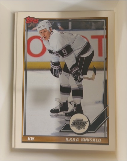 1991-92 Topps #510 Ilkka Sinisalo — front