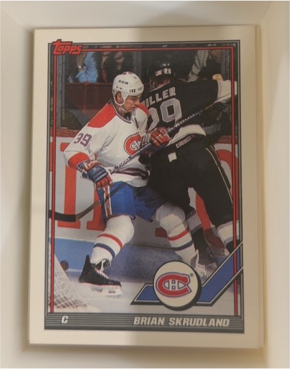 1991-92 Topps #349 Brian Skrudland — front