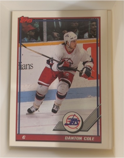 1991-92 Topps #27 Danton Cole — front
