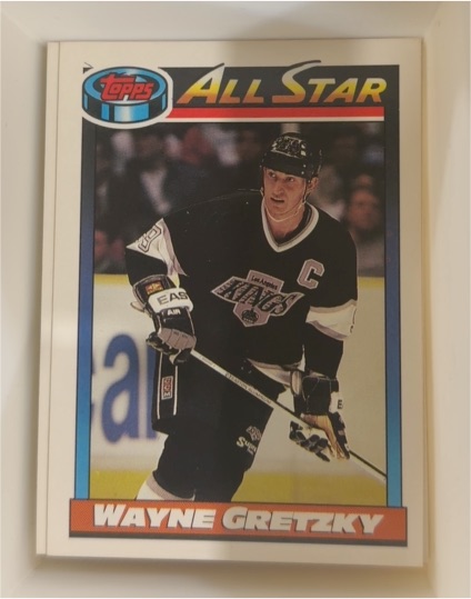 1991-92 Topps #258 Wayne Gretzky — front
