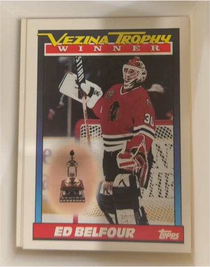 1991-92 Topps #519 Ed Belfour — front