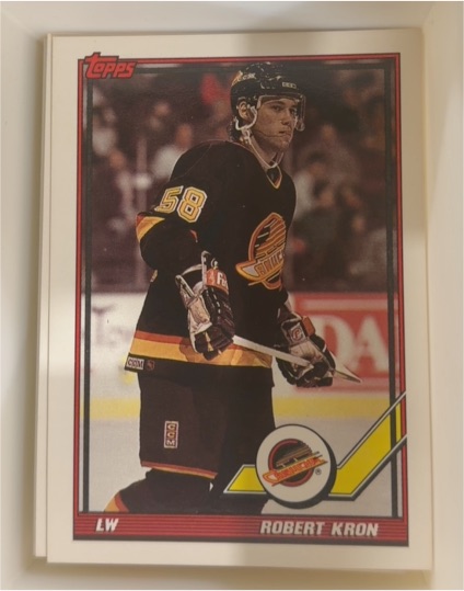 1991-92 Topps #52 Robert Kron — front