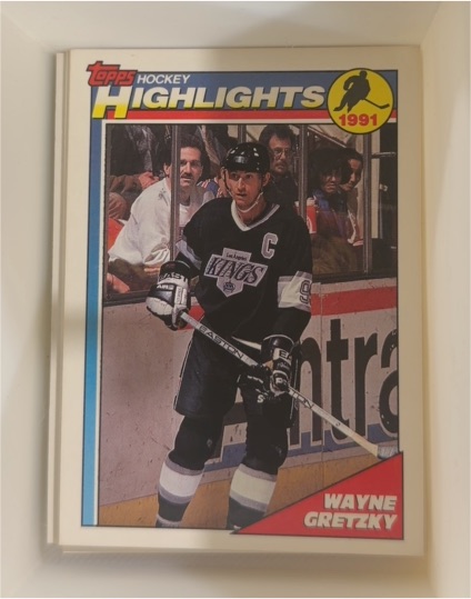 1991 Topps Hockey Highlights #201 Wayne Gretzky — front