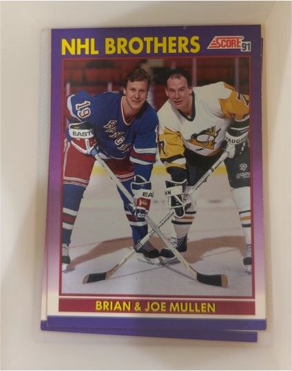 1991-92 Score #269 Brian Mullen / Joe Mullen — front