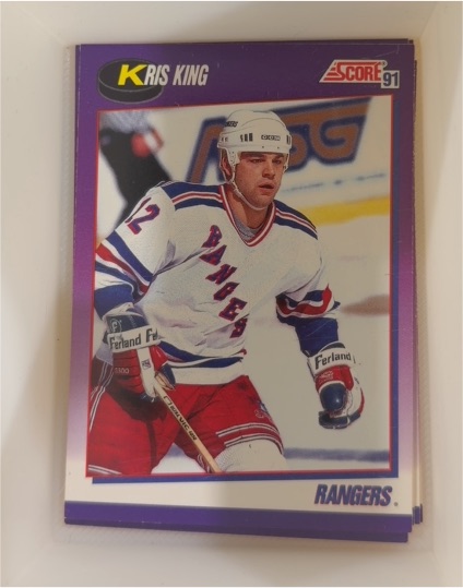 1991-92 Score American #363 Kris King — front
