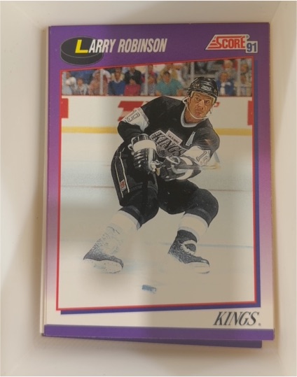 1991-92 Score American #291 Larry Robinson — front